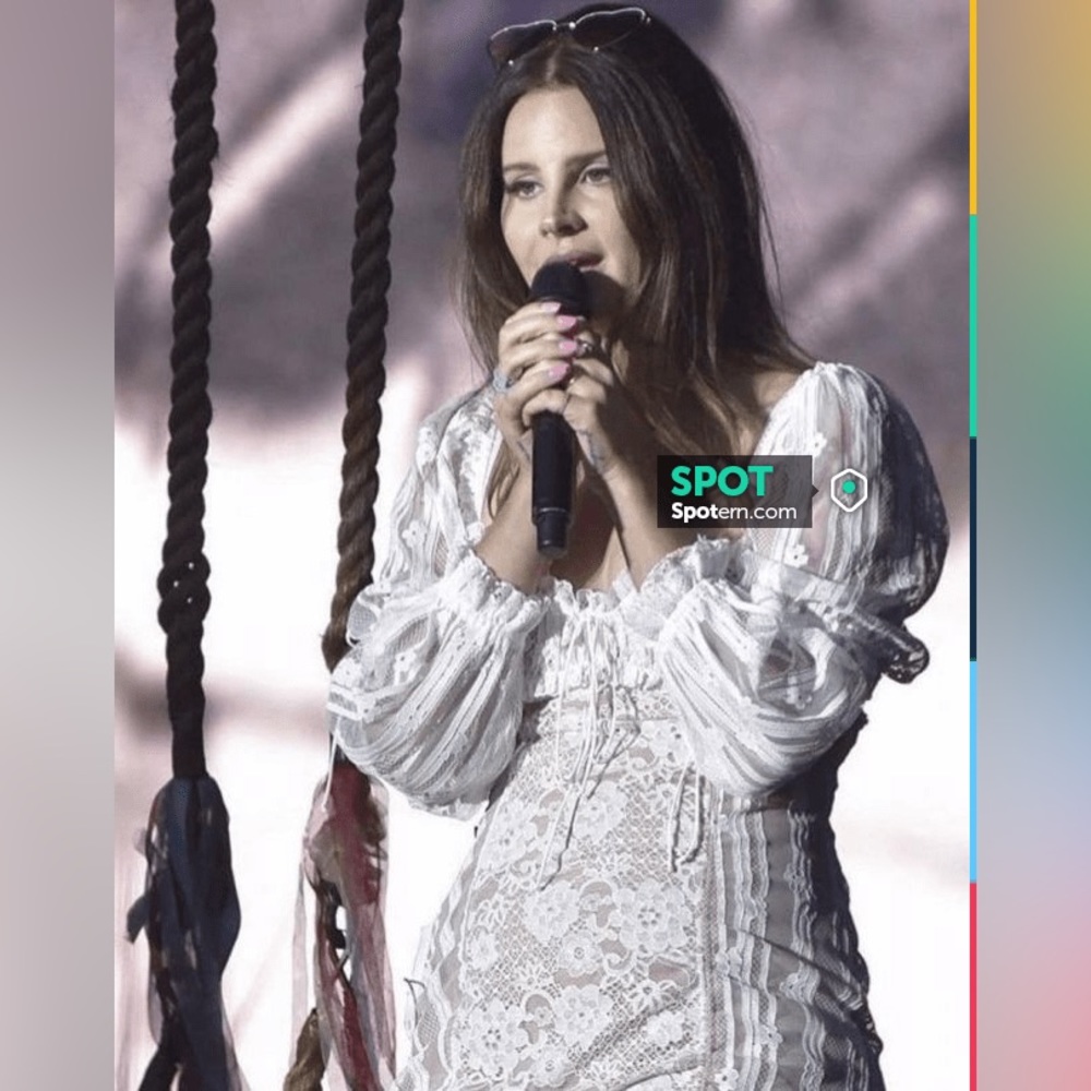 FOR LOVE AND LEMONS WHITE LONGSLEEVE DRESS